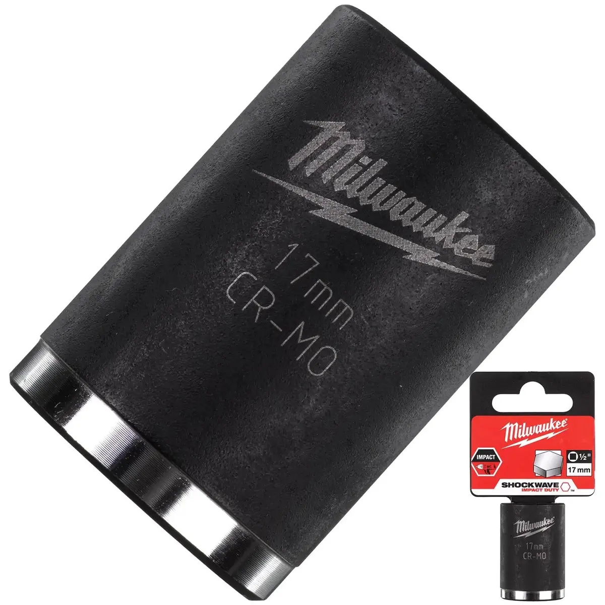 Milwaukee Impact Sockets 1/2" Drive Shockwave Impact Duty 1