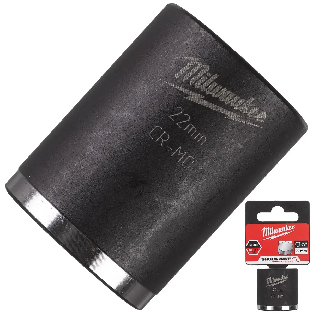 Milwaukee Impact Sockets 3/8" Drive Shockwave Impact Duty 13