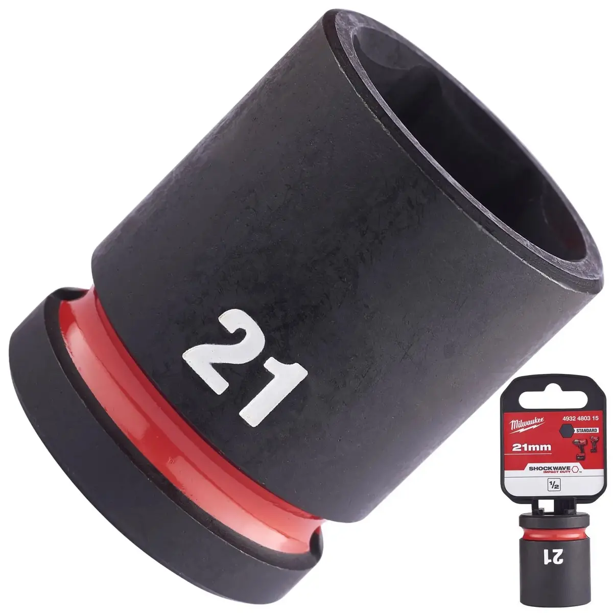 Milwaukee Impact Sockets Standard 1/2" Drive 8-32Mm Shockwave Impact Duty 14