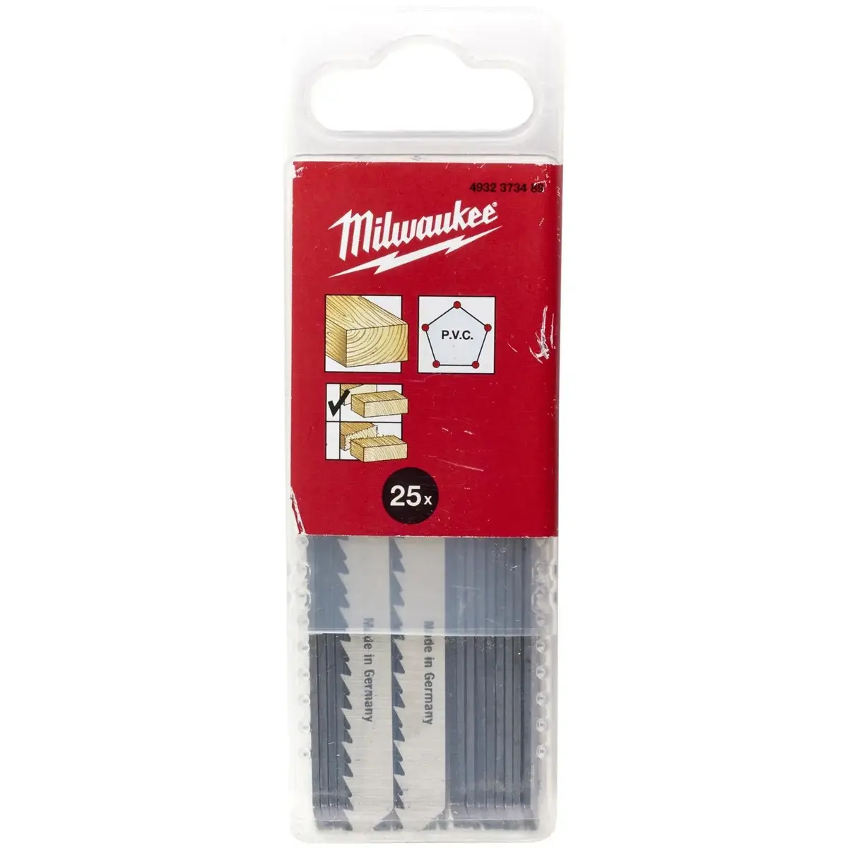 Milwaukee Jigsaw Blades Wood Plastic Clean Splinter Free Cutting Blade 75Mm X 2.5Mm T101b 25 Pieces 1