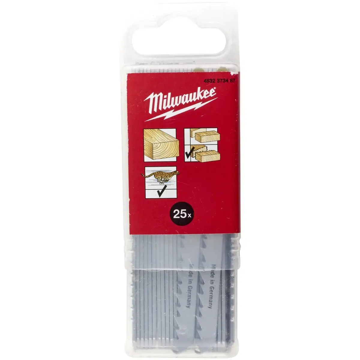 Milwaukee Jigsaw Blades Wood Plastic Fast Cut Blade 75Mm X 4Mm T144d 25 Pieces 1
