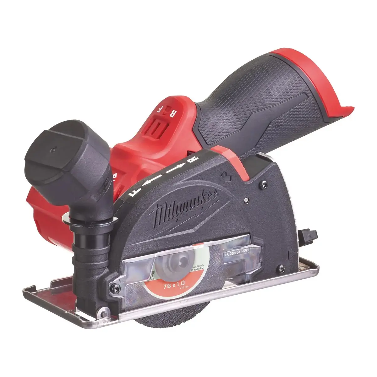 Milwaukee M12 Fuel 12V Sub Compact Multi Material Cordless Cut Off Tool 76Mm Blade Bare Unit M12fcot-0 1