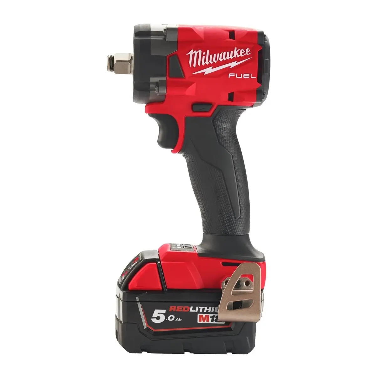 Milwaukee M18 Fuel 18V 3/8" Drive Cordless Compact Impact Wrench Friction Ring 2 X 5Ah Battery + Charger M18fiw2f38-502X 2