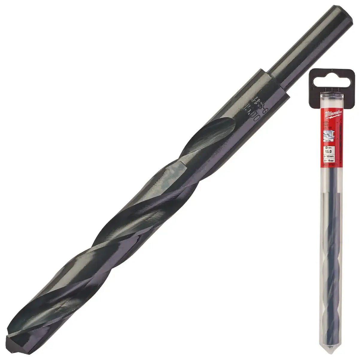 Milwaukee Metal Drill Bits Hss Rollforged With Reduced Shank Din 338 4
