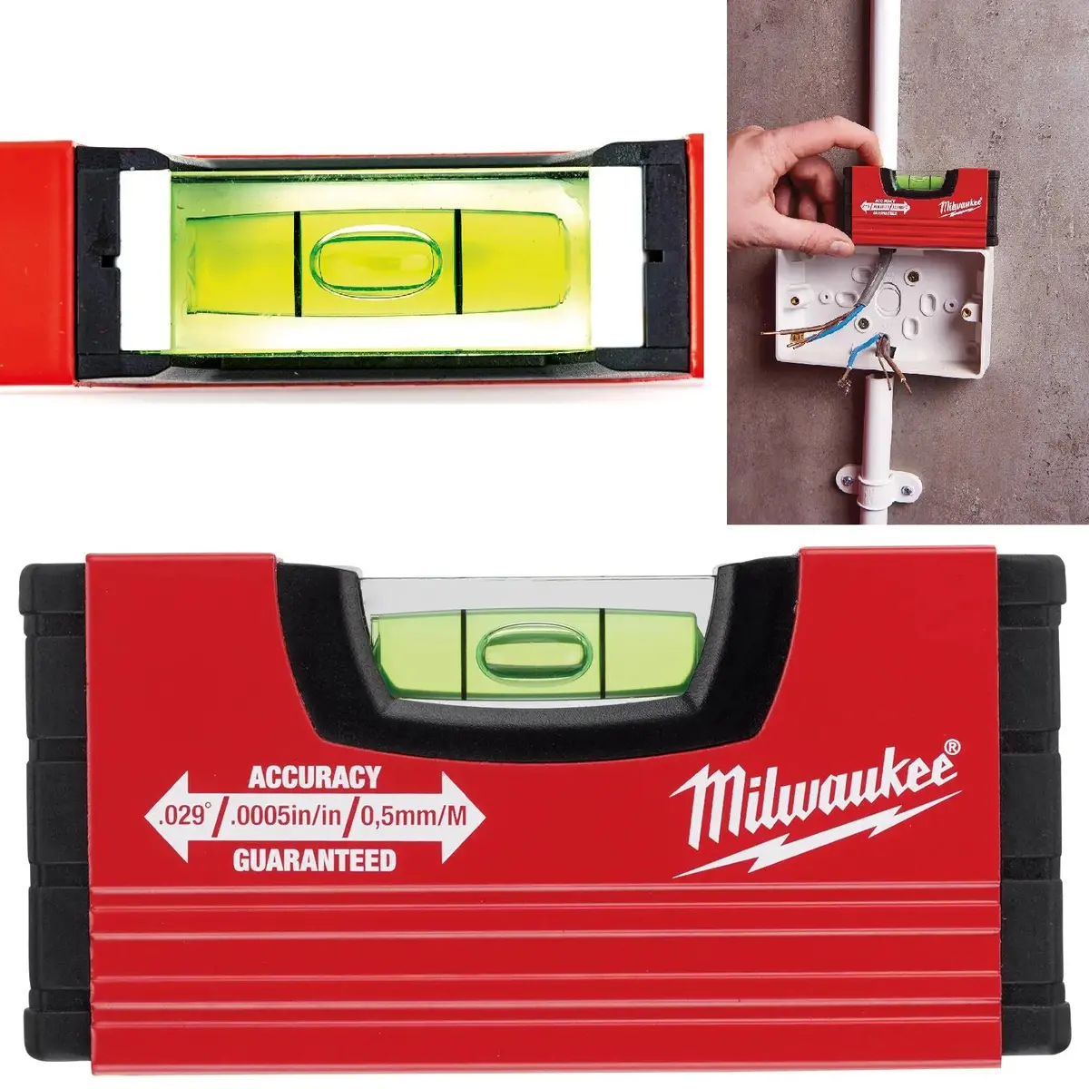 Milwaukee Mini Box Spirit Level Aluminium 10 Cm 1