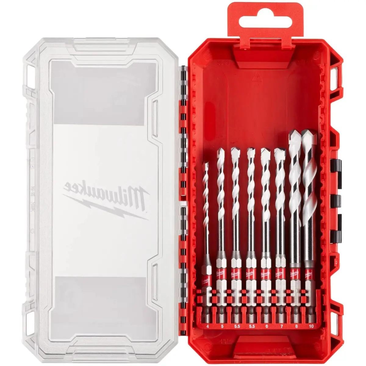 Milwaukee Multi Material Drill Bit Set Gen 2 Packout Compatible Case 4-10Mm 8 Pieces 1