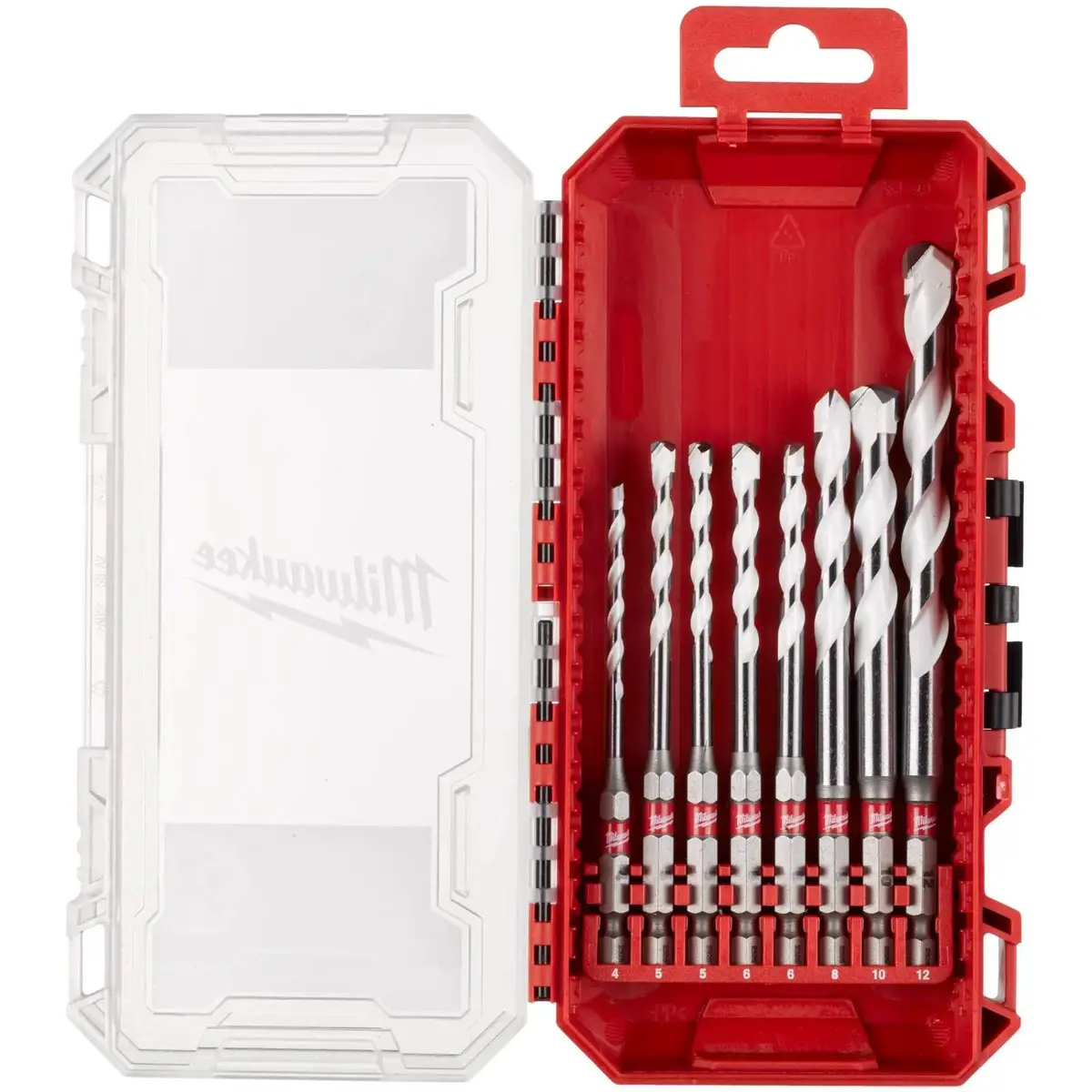 Milwaukee Multi Material Drill Bit Set Gen 2 Packout Compatible Case 4-12Mm 8 Pieces 1