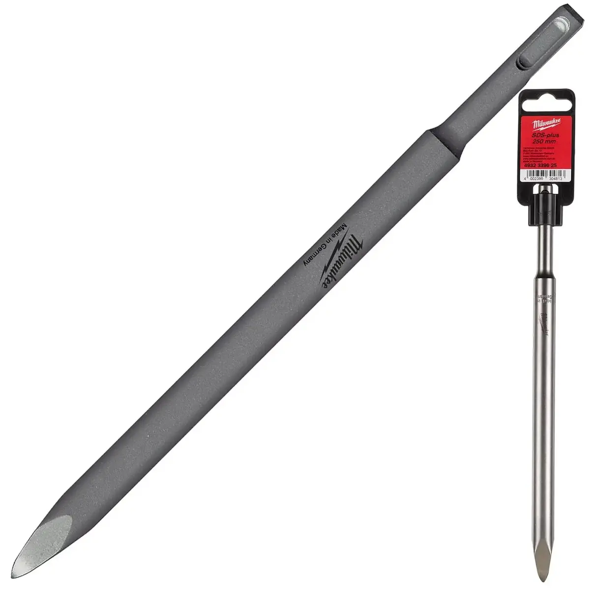 Milwaukee Pointed Chisel Sds Plus 250Mm Length 1