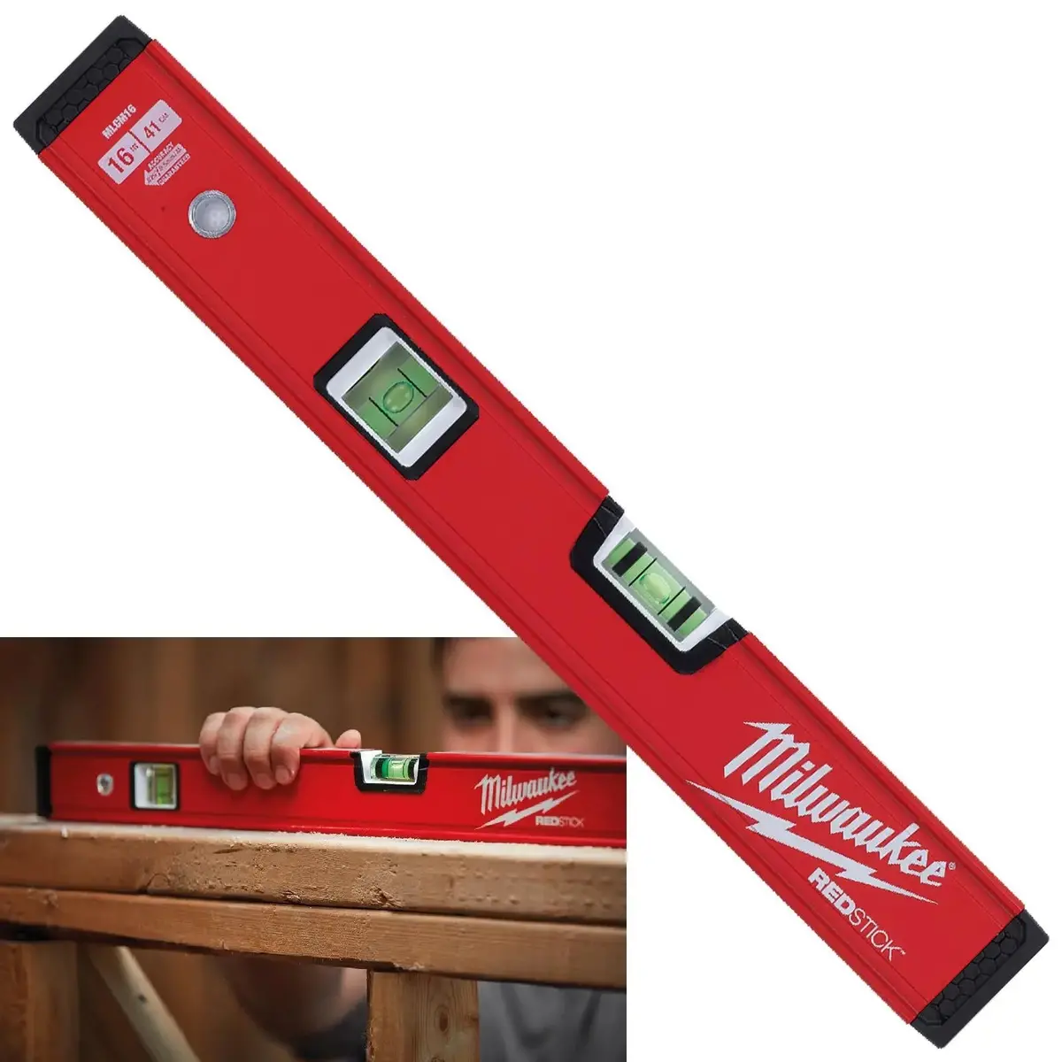 Milwaukee Redstick Compact Box Spirit Level 40Cm 1