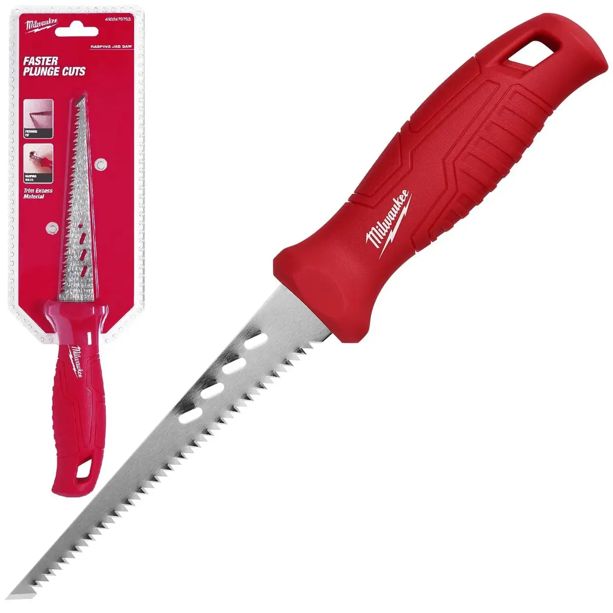 Milwaukee Rasping Jab Saw 150Mm Blade For Plasterboard Drywall 1