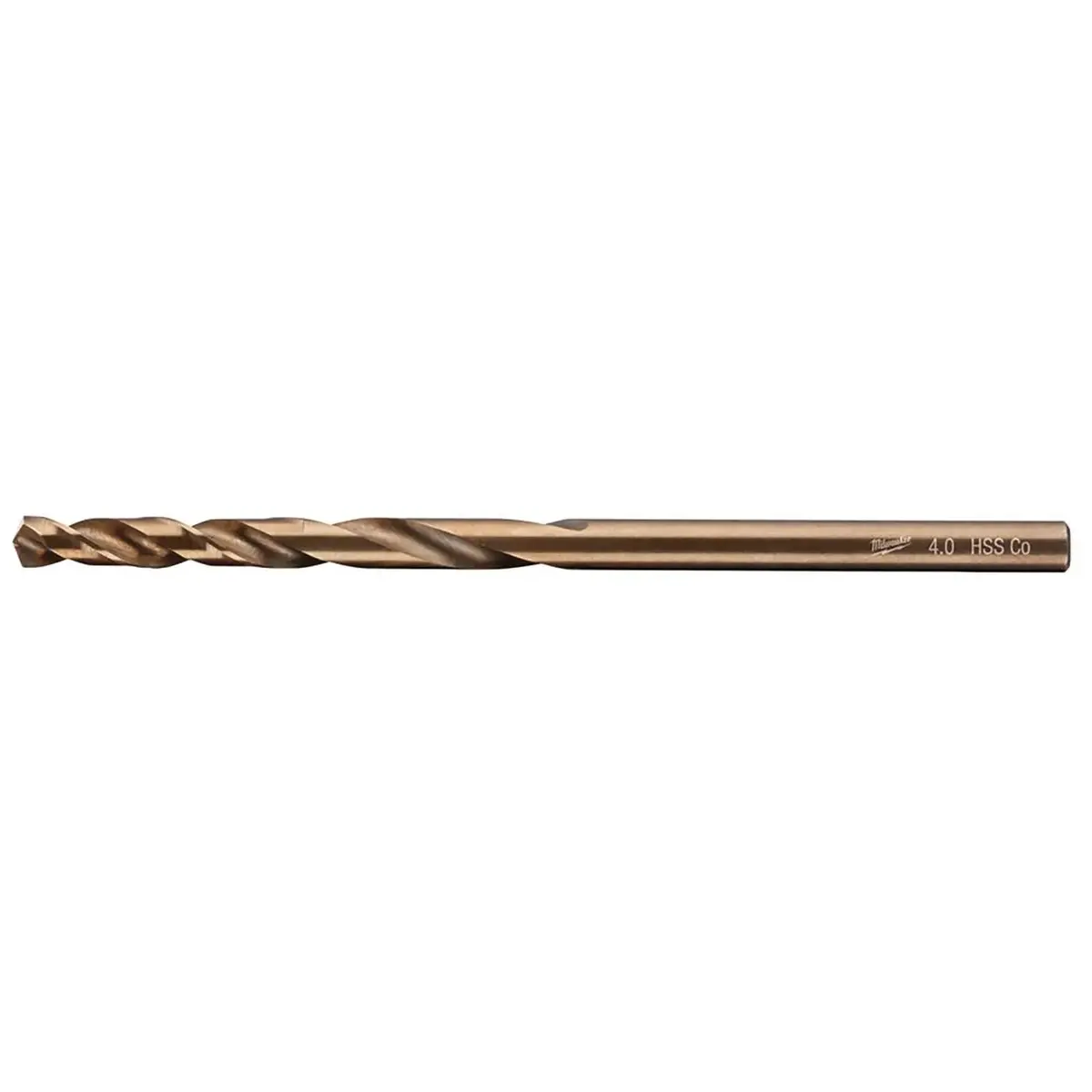 Milwaukee Red Cobalt Metal Drill Bits Hss-G 4.0Mm X 75Mm 10 Pack Din338 1
