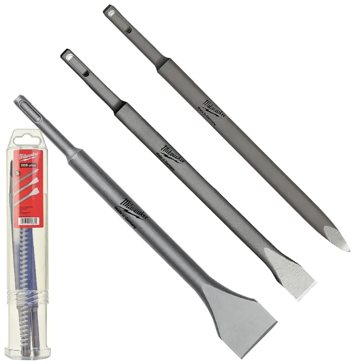 Milwaukee Sds Plus Chisel Set 3 Piece 1
