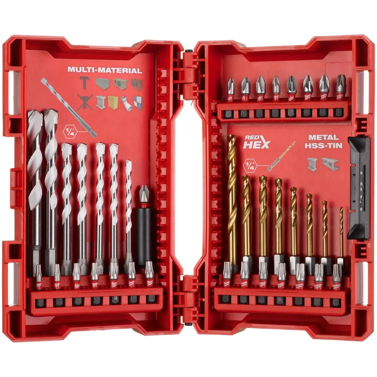 Milwaukee Shockwave Impact Duty Drill And Screwdriver Bit Set 39 Piece 1