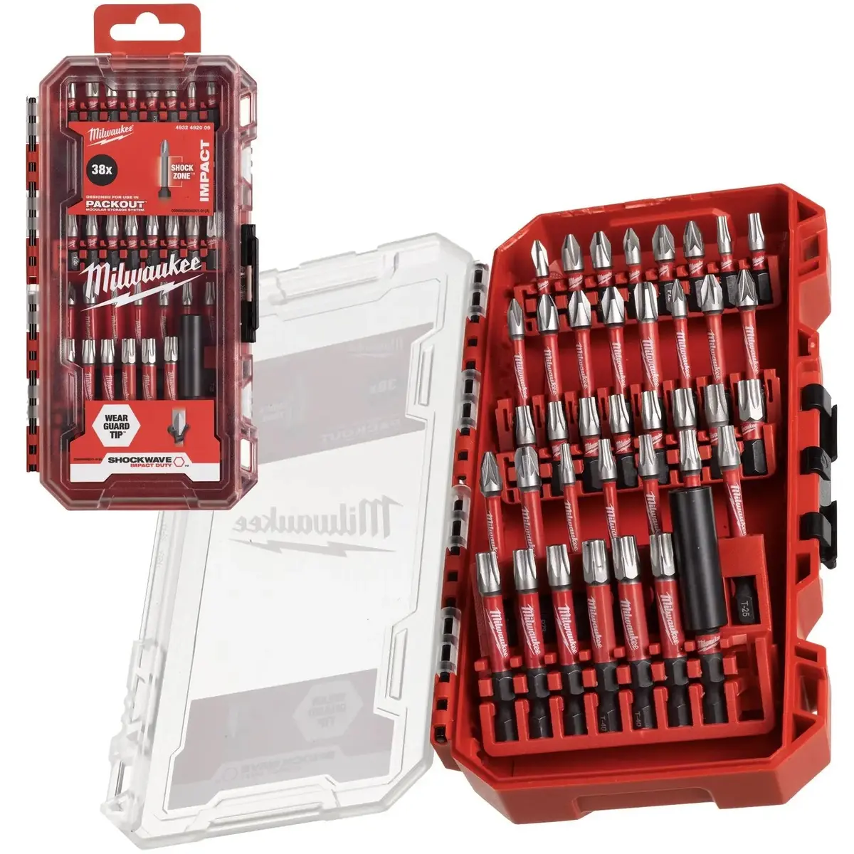 Milwaukee Screwdriver Bit Set 38 Piece Shockwave Impact Duty 1
