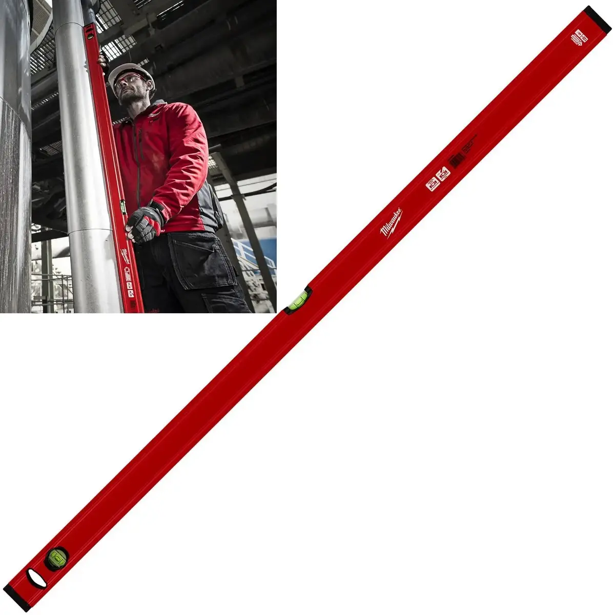 Milwaukee Slim Box Spirit Level 120Cm 1
