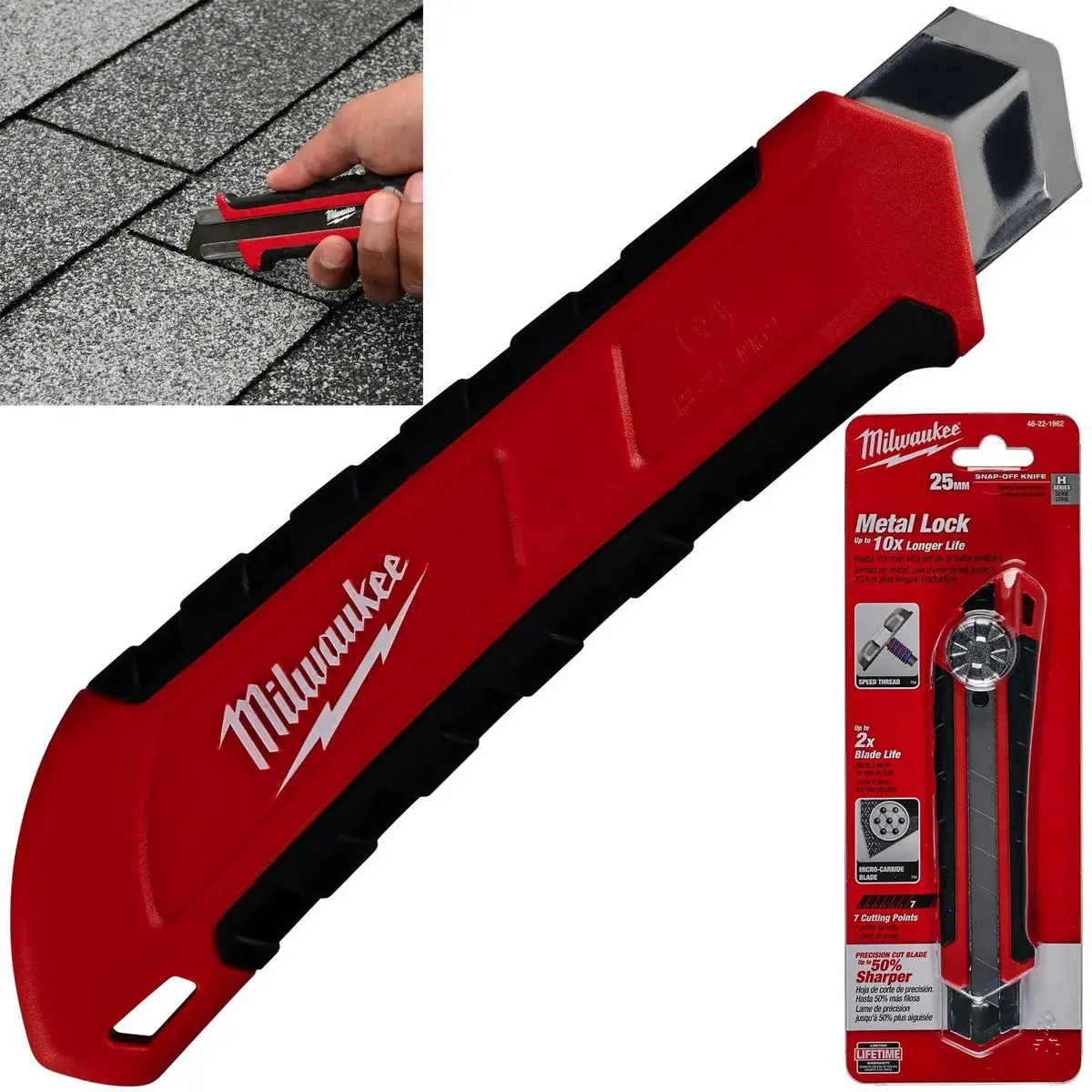 Milwaukee Snap Off Knife 25Mm Cutting Blade 1