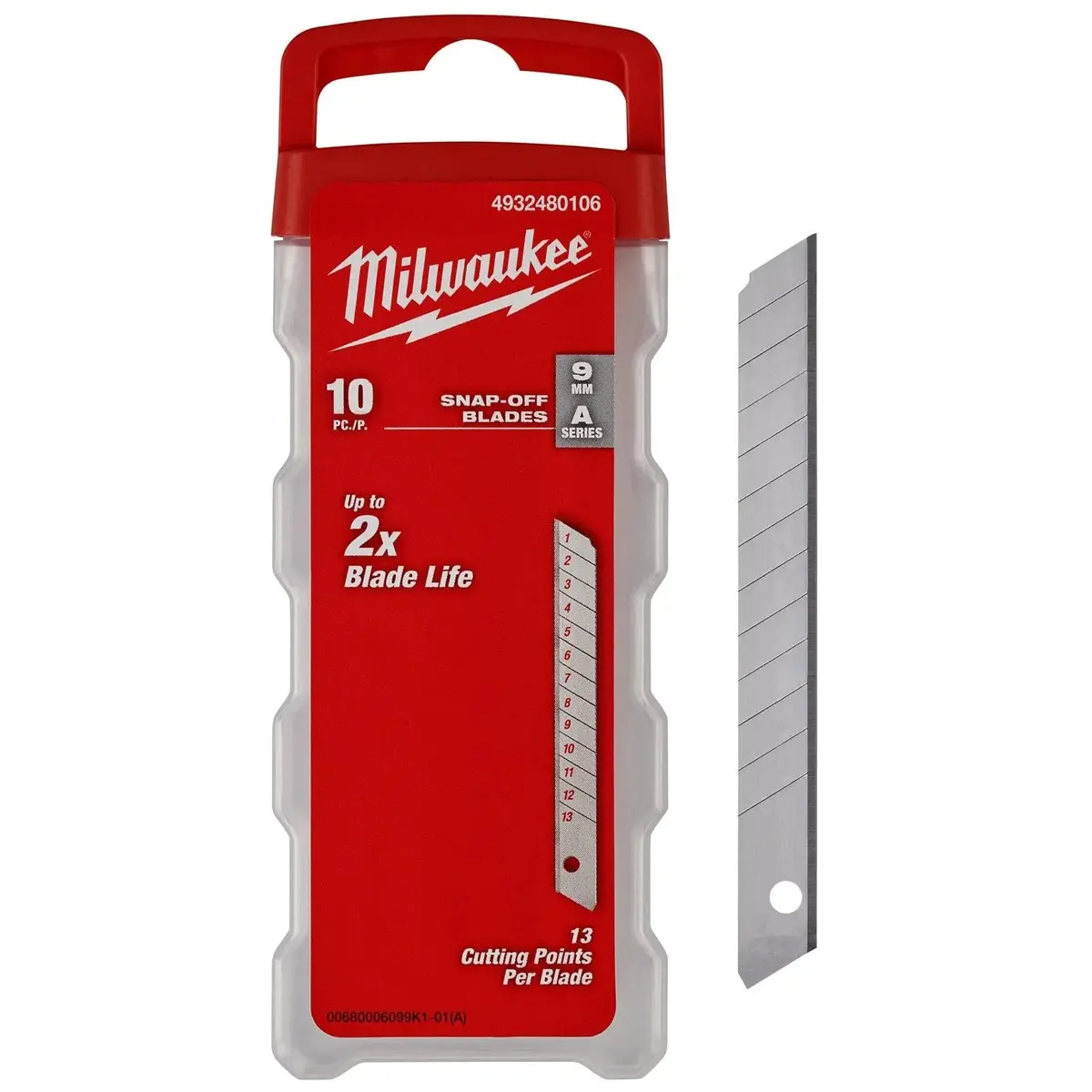 Milwaukee Snap Off Knife 9Mm Replacement Blades 10 Pack 1
