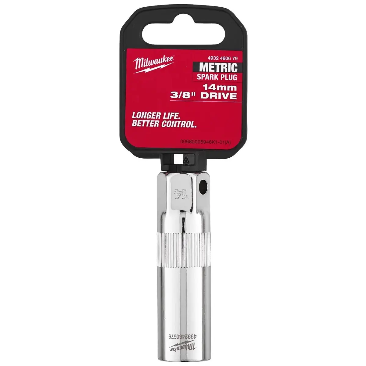 Milwaukee Spark Plug Socket 3/8" Drive 14Mm 1