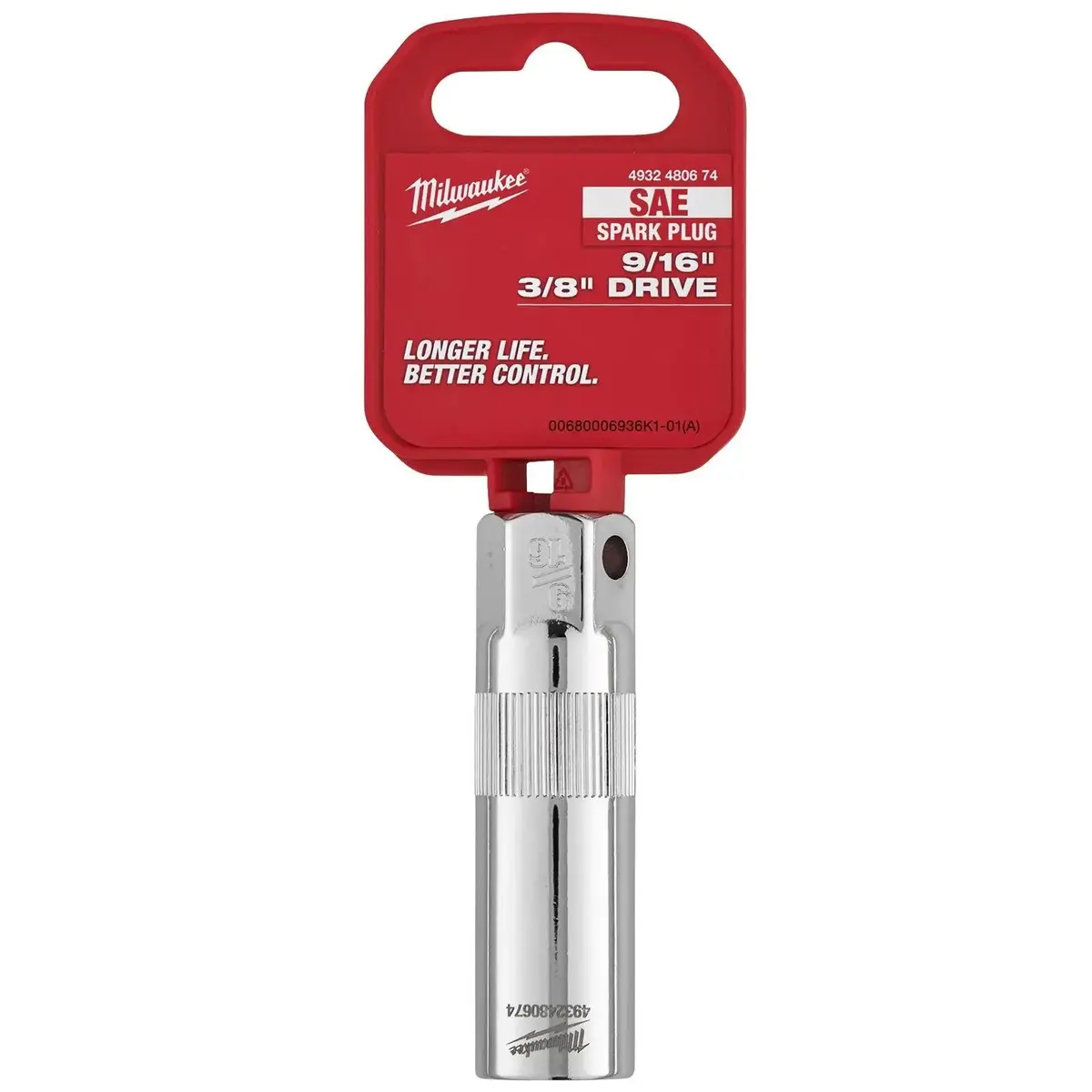 Milwaukee Spark Plug Socket 3/8" Drive 9/16 1