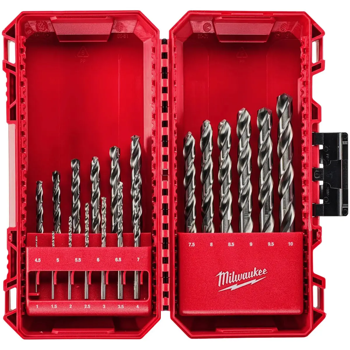 Milwaukee Thunderweb Metal Drill Bit Set Hss-G 19Pc Packout Compatible 1-10Mm 1