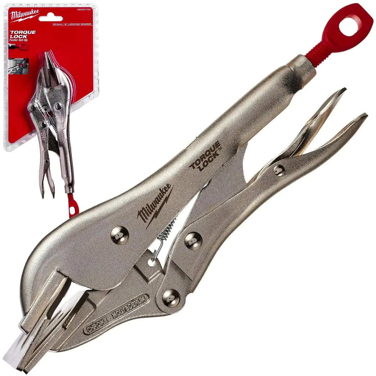 Milwaukee Torque Lock Locking Seamer Pliers 200Mm 8In 1