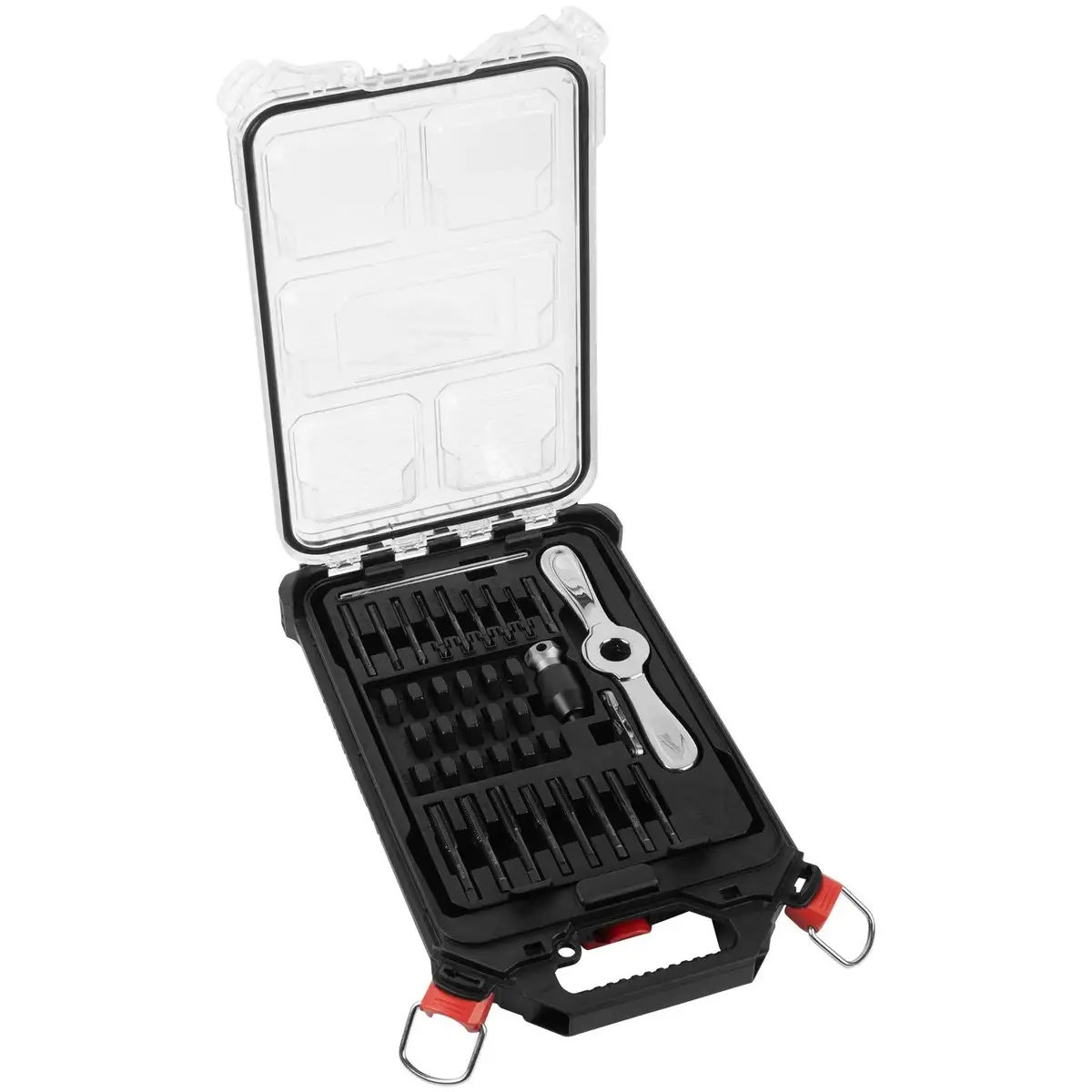 Milwaukee Tap And Die Set In Packout Case M3-M12 Hex-Lok Handle 38 Pieces 1