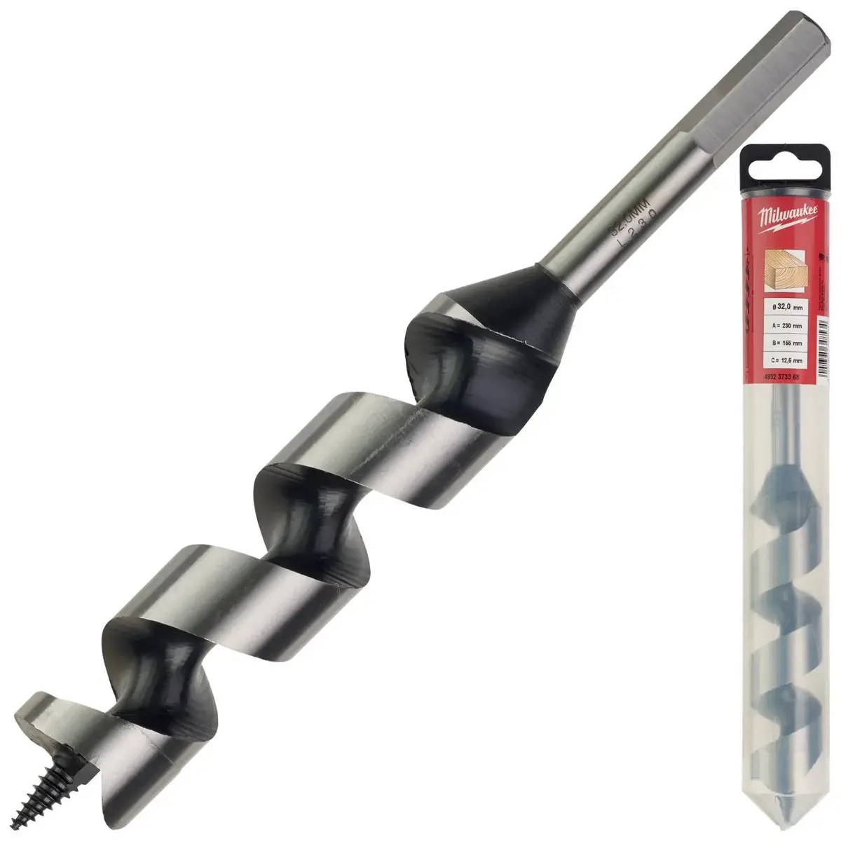 Milwaukee Wood Auger Drill Bits 230Mm Overall Length 14