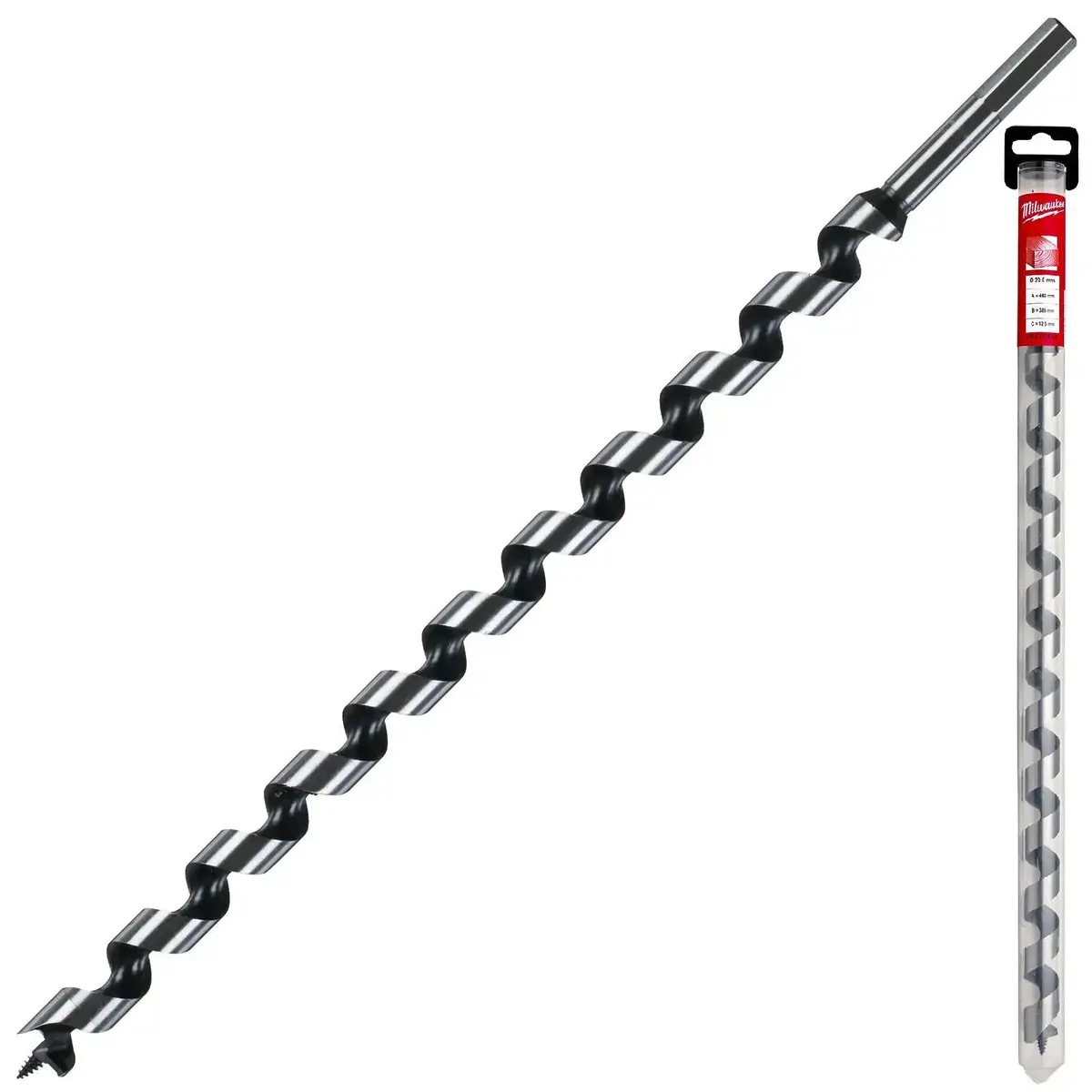 Milwaukee Wood Auger Drill Bits 460Mm Overall Length 1