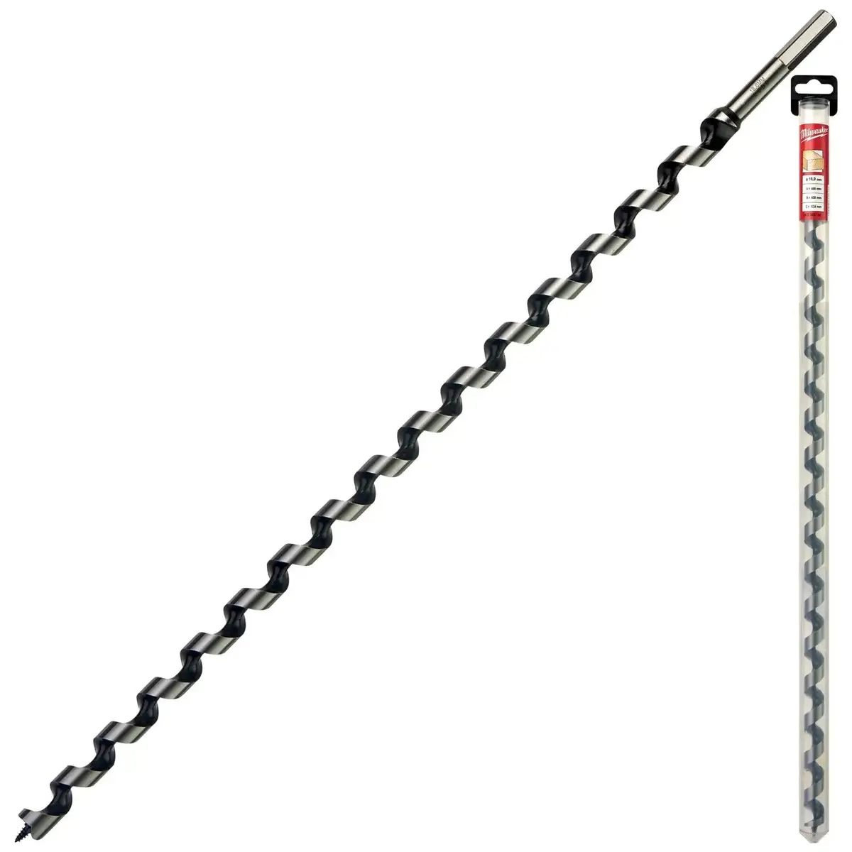 Milwaukee Wood Auger Drill Bits 600Mm Overall Length 5