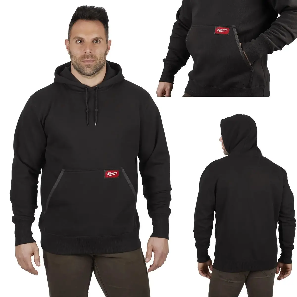 Milwaukee Work Hoodie Black Whb 1