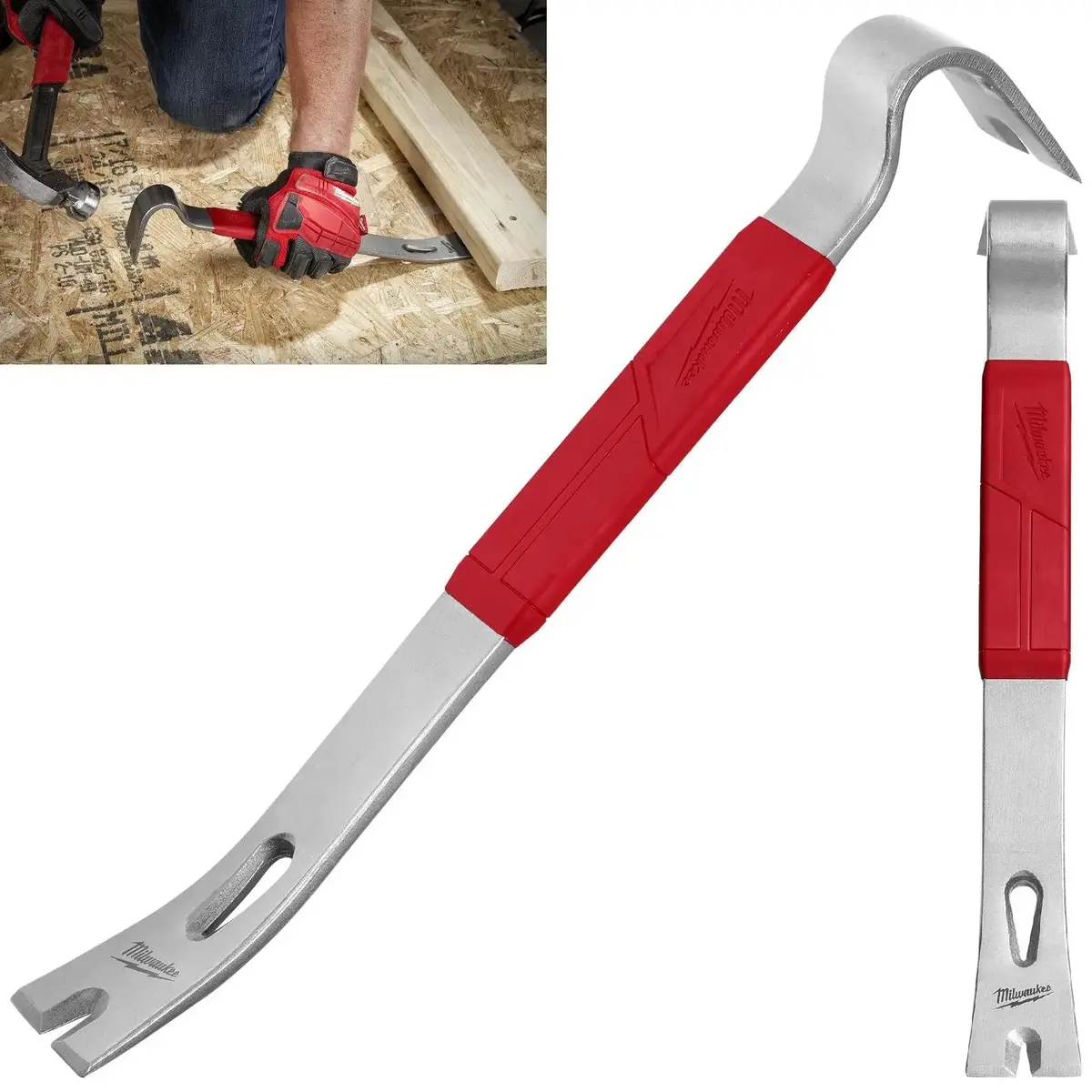 Milwaukee Wrecking Pry Bar 15In 380Mm 1