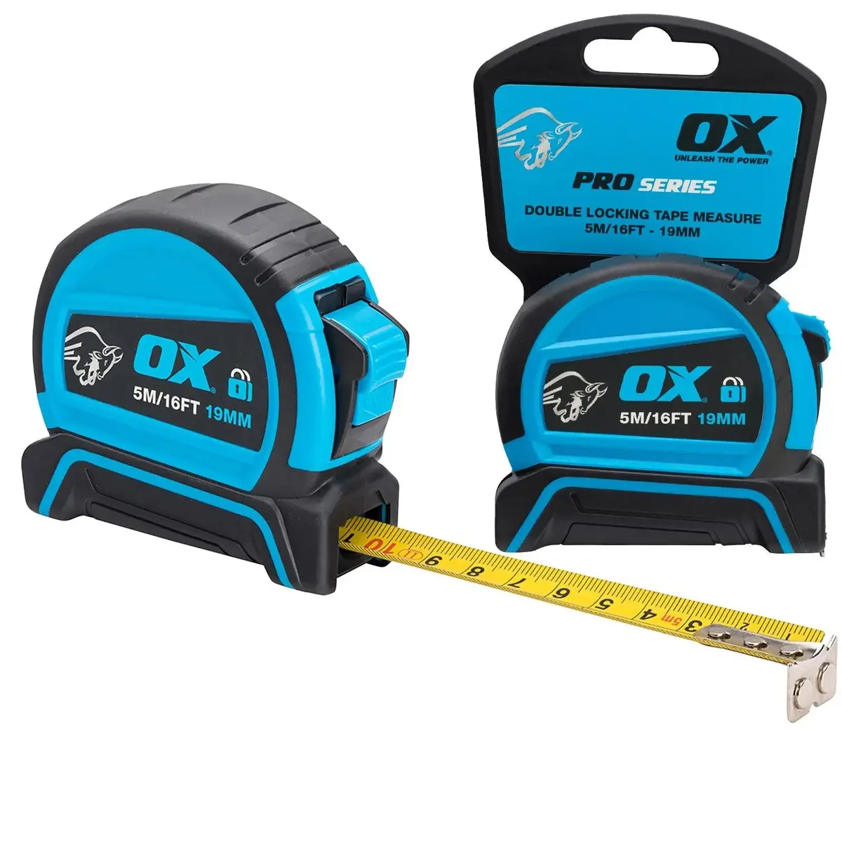 Ox Tools Pro Dual Auto Lock Tape Measure 5M 1