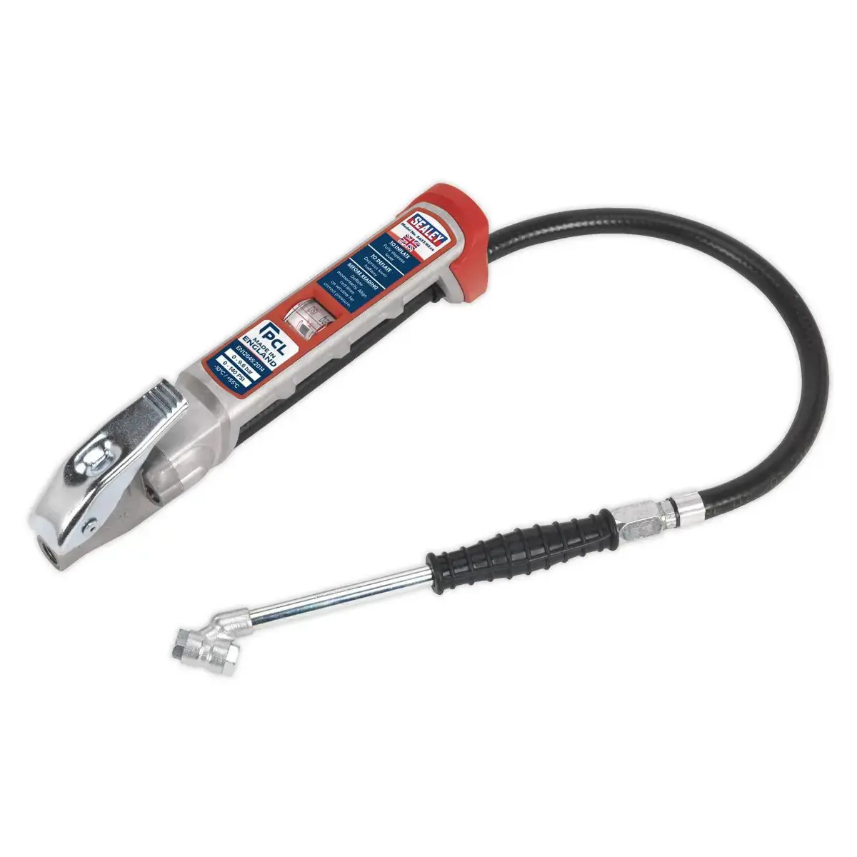 Pcl Professional Tyre Inflator With Twin Push-On Connector 1