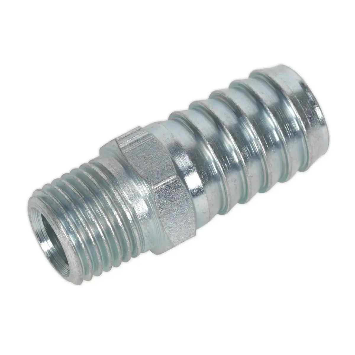 Pcl Screwed Tailpiece Male 1/4"Bspt - 1/2" Hose Pack Of 5 1