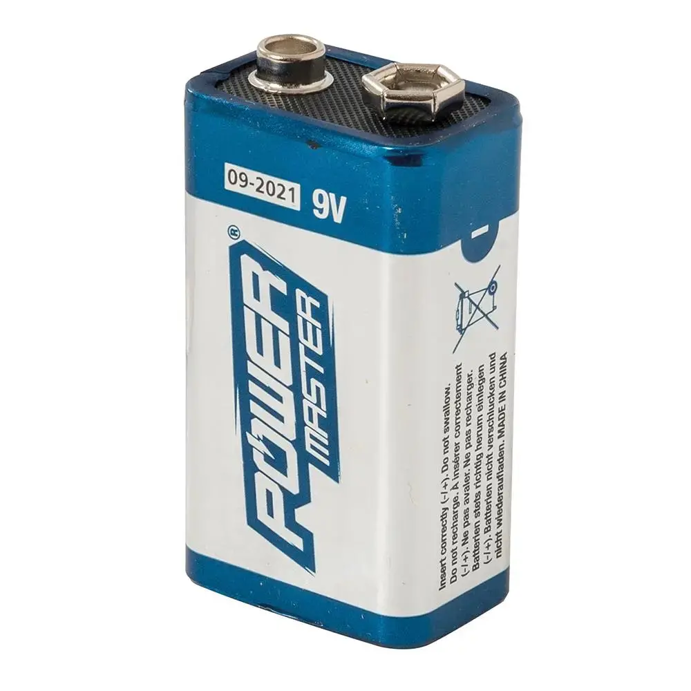 Powermaster 9V Super Alkaline Battery 6Lr61 Single 531078 1