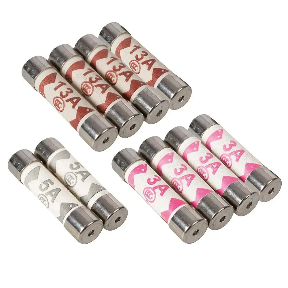 Powermaster Fuses 10Pk 3A, 5A & 13A 952591 1