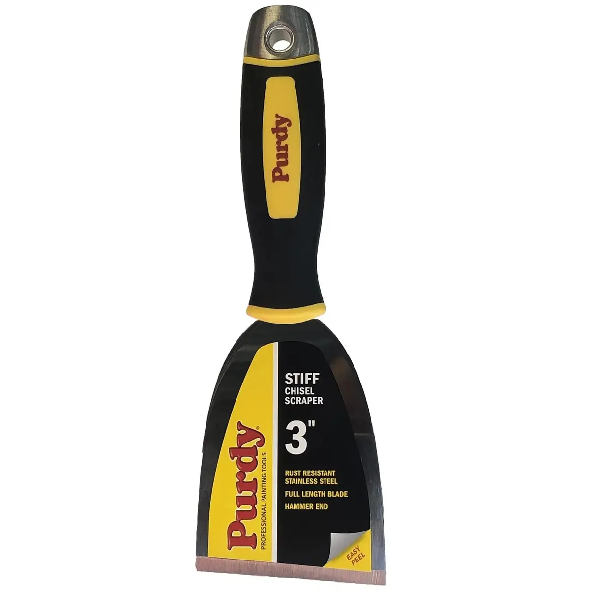 Purdy Premium Stiff Chisel Putty Knife 76Mm 3" Scraper Stainless Steel Blade 1