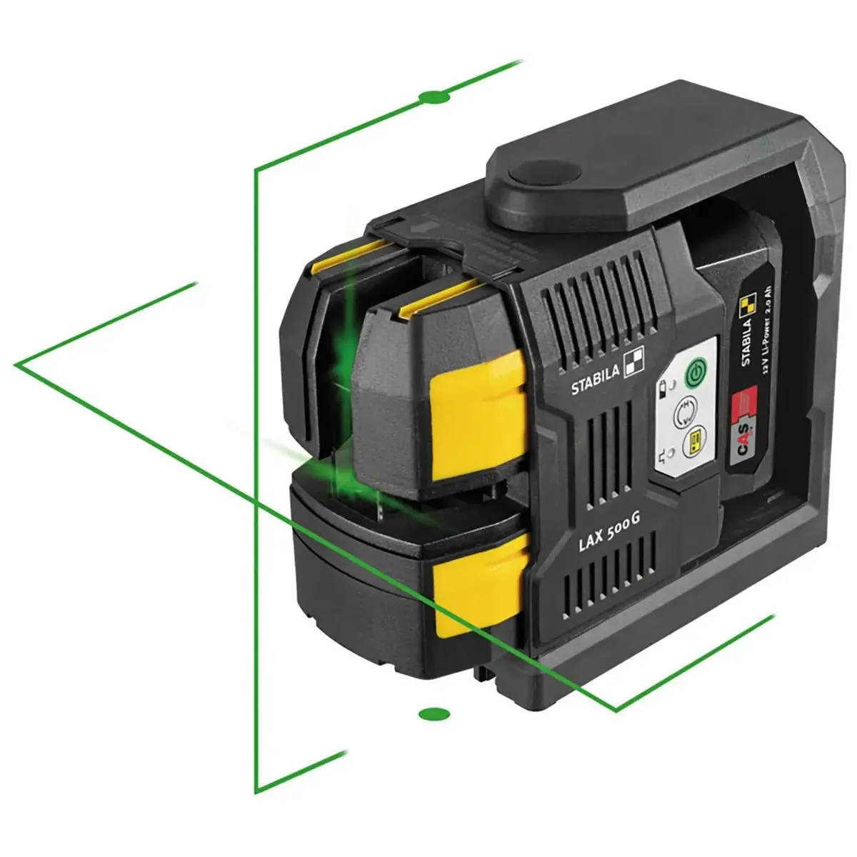 Stabila Lax 500 G Cross Line Plus Plumb Point Laser Level 12V System With Battery And Charger 19985 1