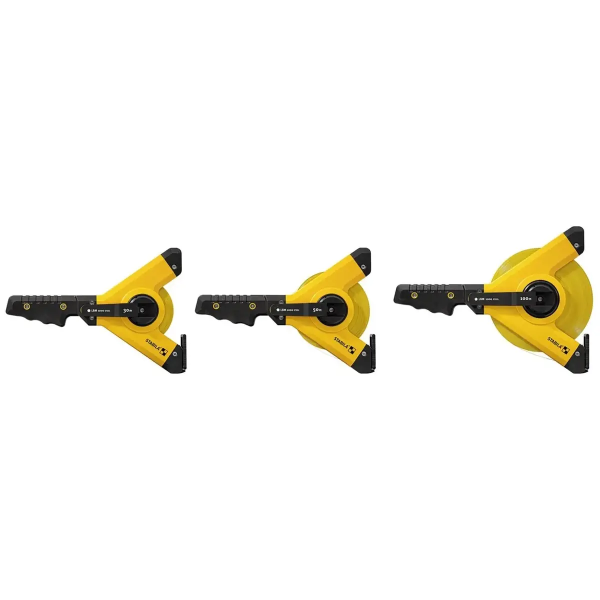 Stabila Lbm 1000 Steel Open Reel Tape Measure Steel Blade - Choose Size 1
