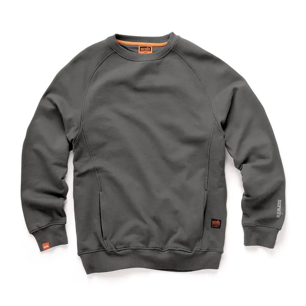 Scruffs Eco Worker Sweatshirt Graphite - Choose Size 1