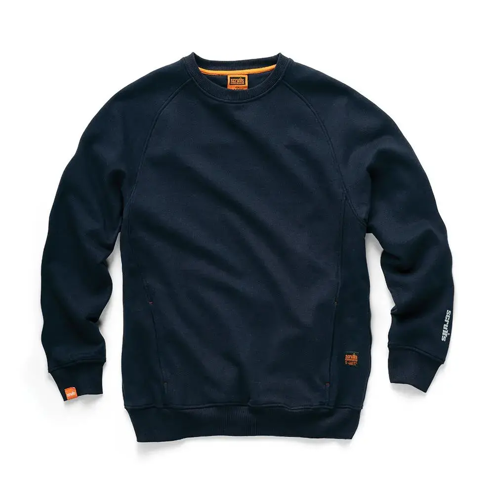 Scruffs Eco Worker Sweatshirt Navy - Choose Size 1