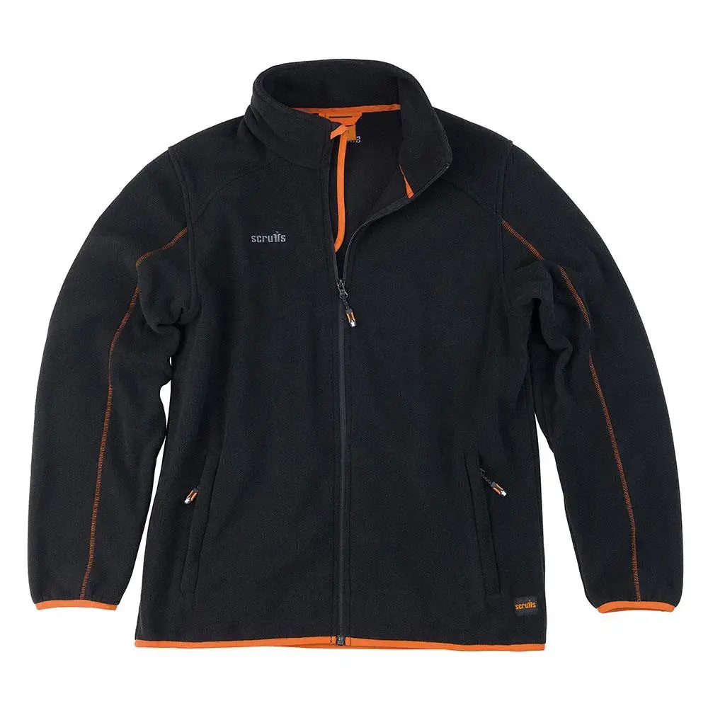 Scruffs Harbour Micro Fleece Jacket Black - Choose Size 1