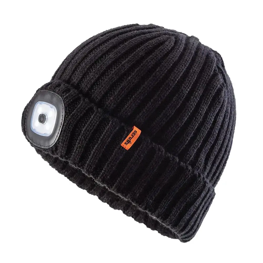Scruffs Led Knitted Beanie Black One Size T54631 1