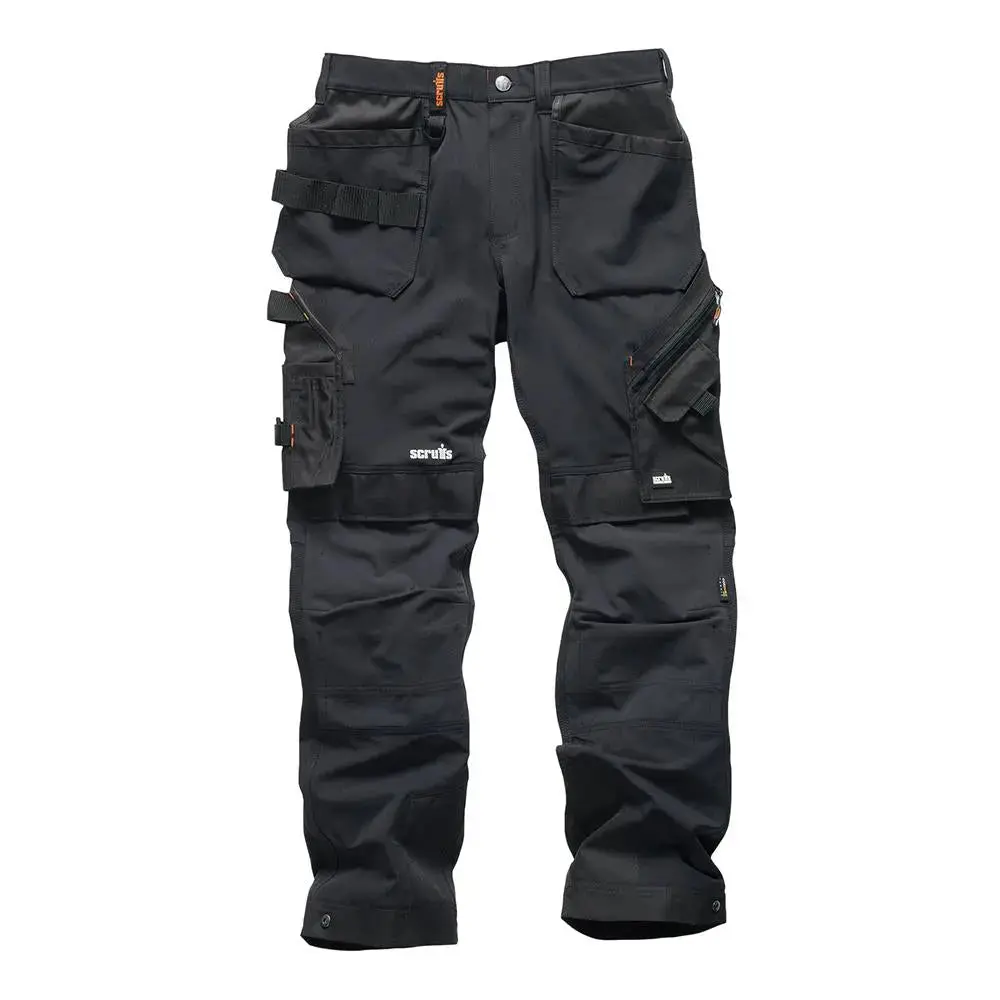 Scruffs Pro Flex Plus Holster Trousers Black - Choose Size 1