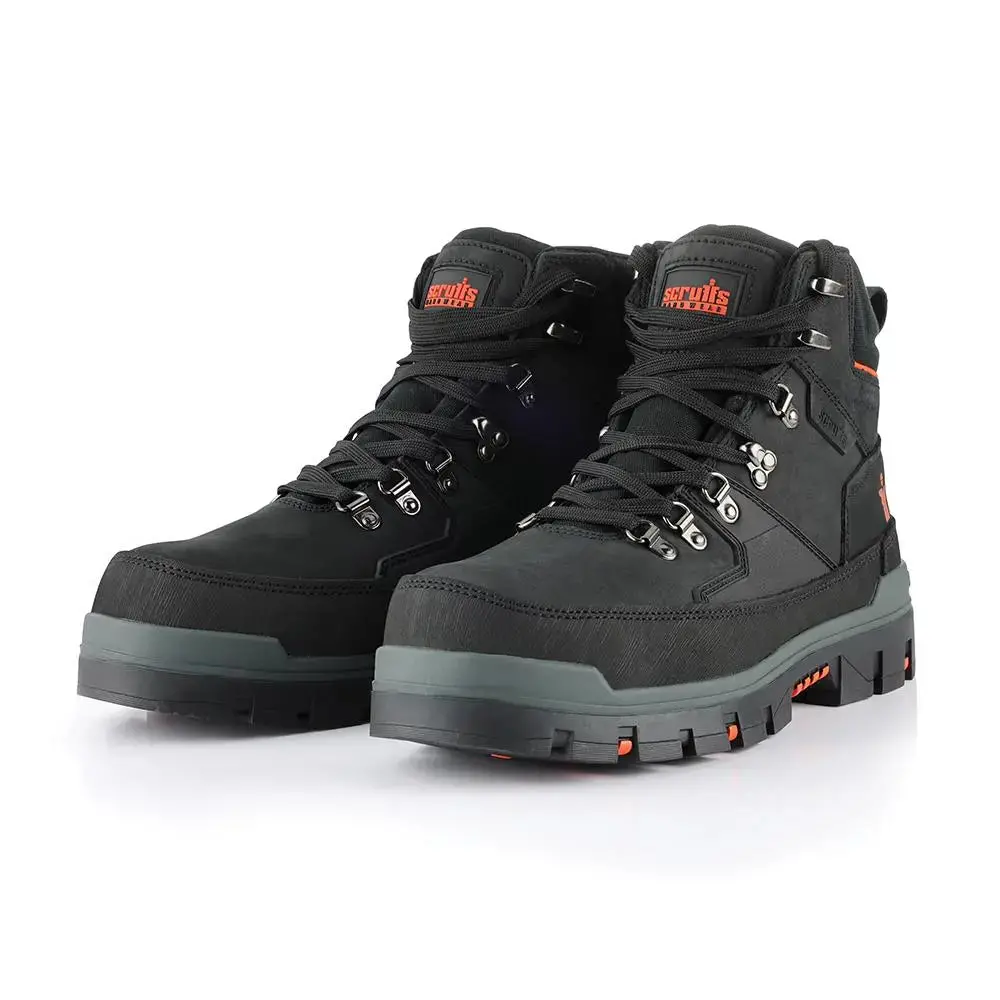 Scruffs Rugged Safety Boot Workwear Black - Choose Size 1