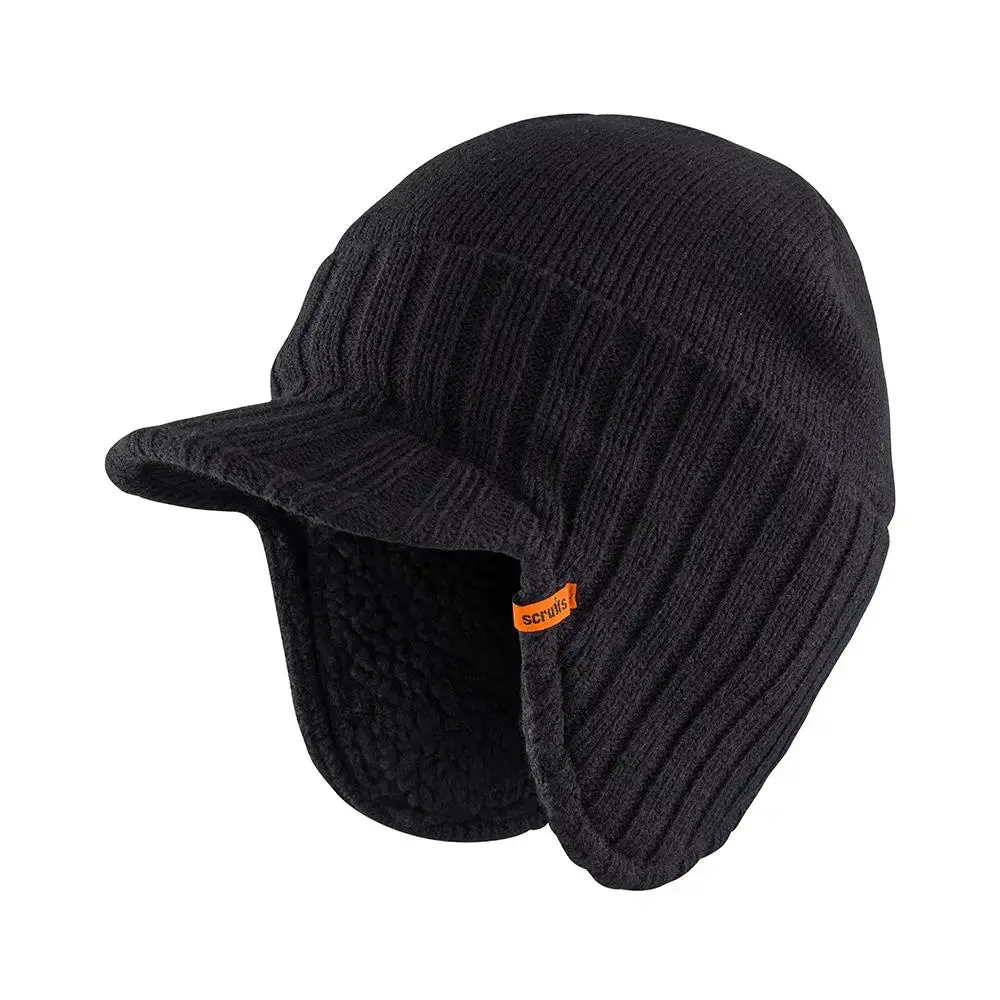 Scruffs Trade Peaked Beanie Black One Size T51012 1