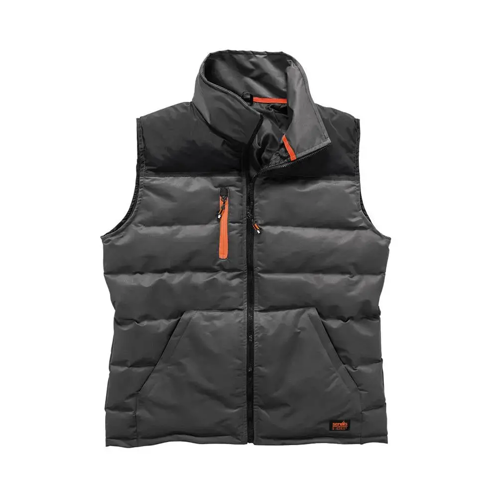 Scruffs Worker Body Warmer Gilet Charcoal - Choose Size 1