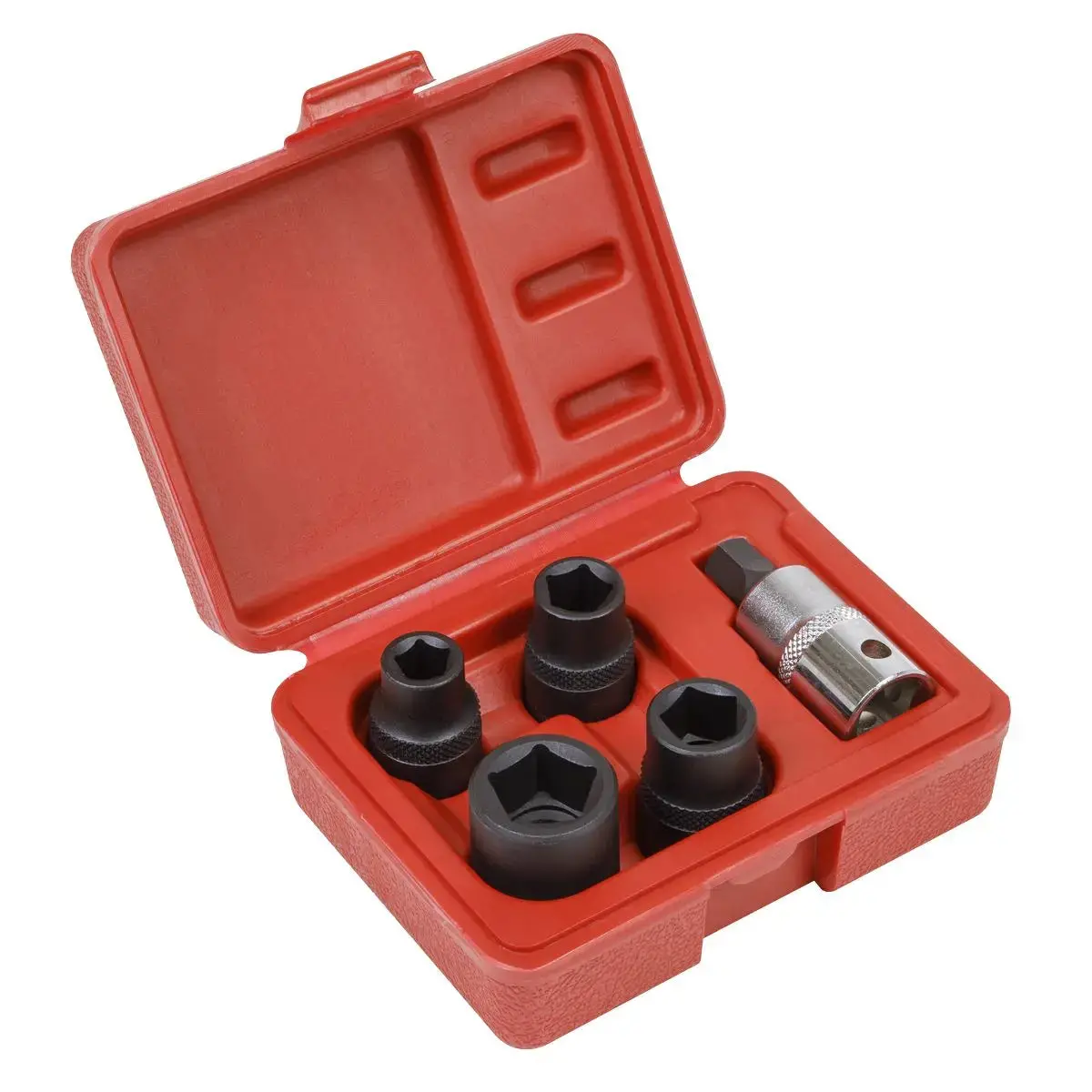 Sealey 1/2" Drive 5 Piece Brake Calliper Socket Set Mechanic Chrome Vanadium Steel 1