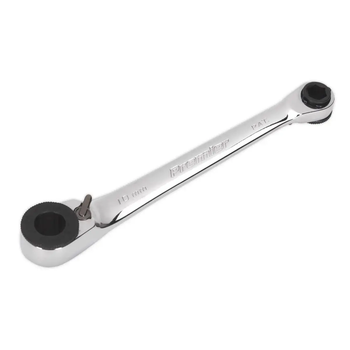 Sealey 1/4" Hex X 10Mm Hex Reversible Ratchet Spanner 72 Tooth 1