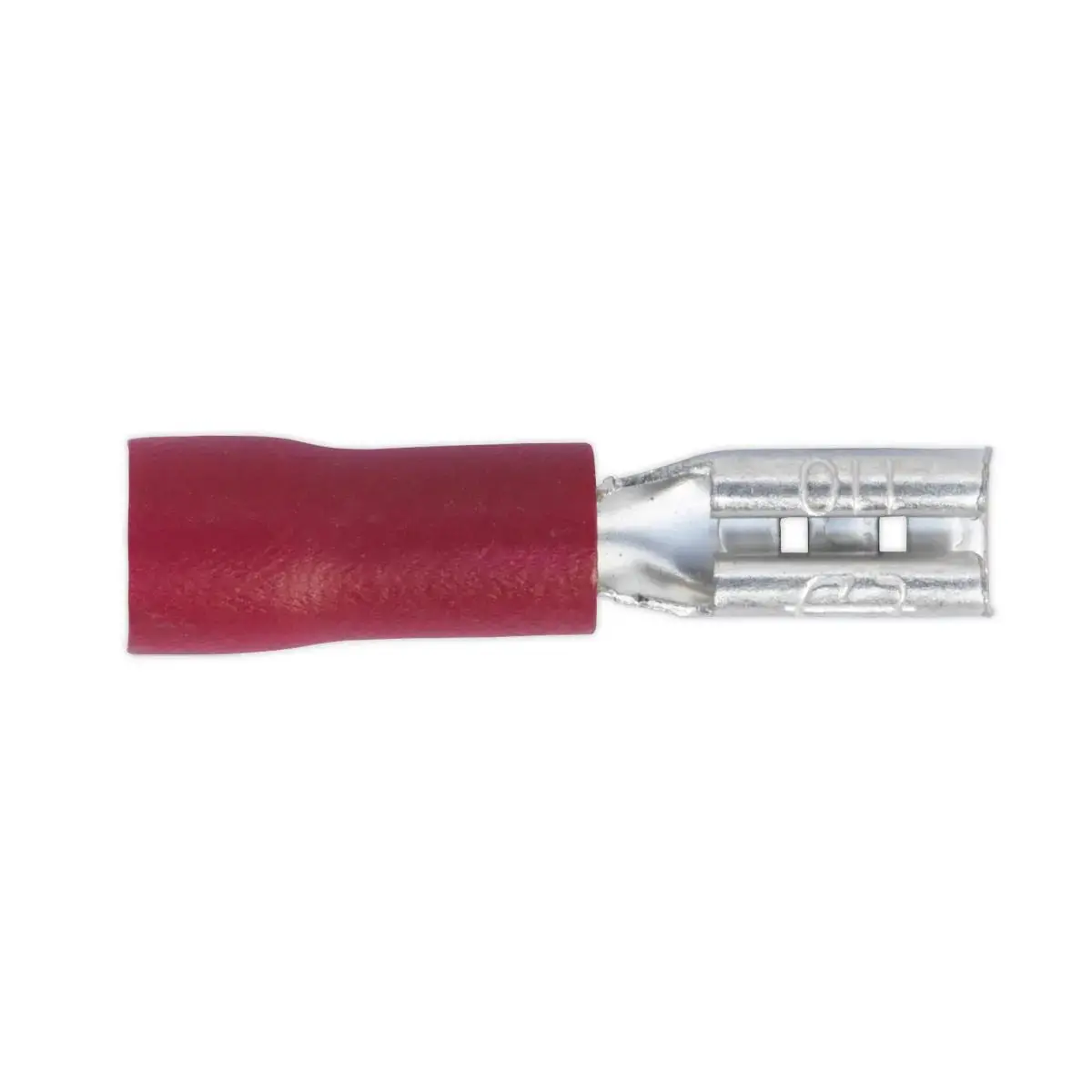 Sealey 100 Pack 2.8Mm Red Push On Female Terminal 1